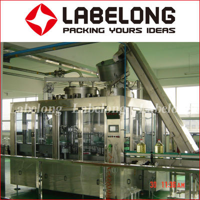 304 Stainless Steel 2500BPH Sunflower Oil Filling Machine